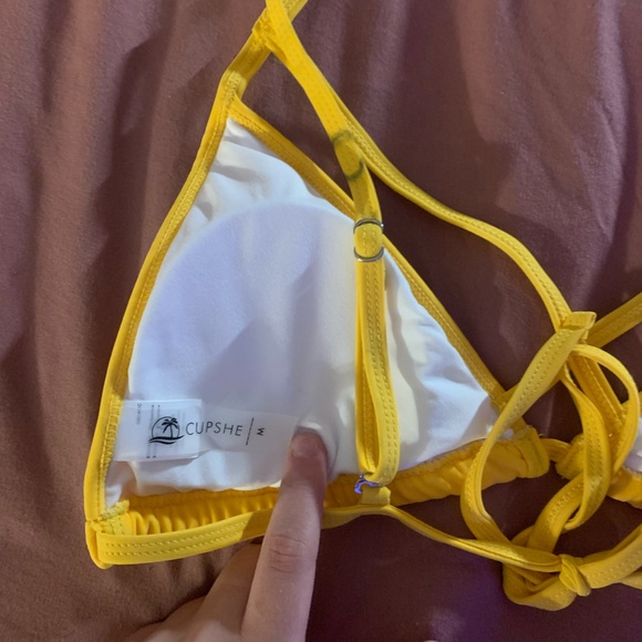 yellow bikini top - Picture 2 of 2